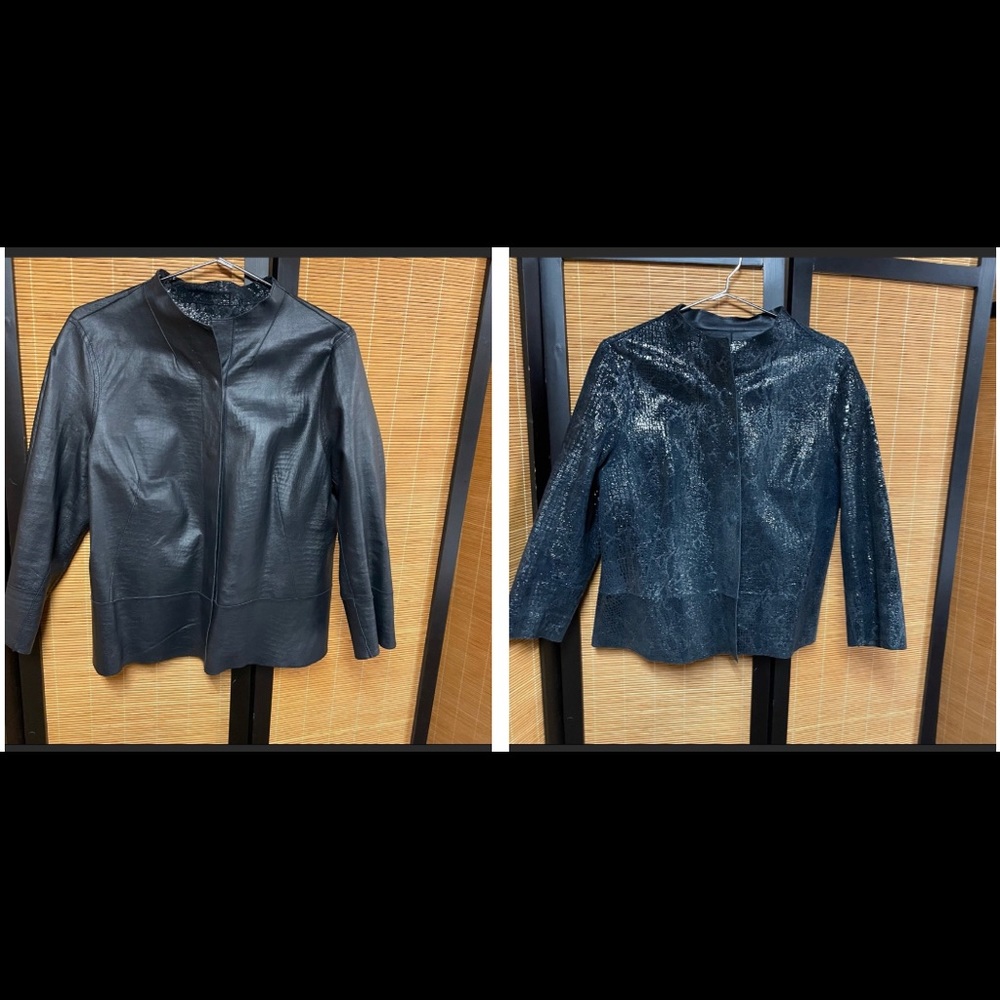 Gorgeous Leather Reversible Jacket - image 4